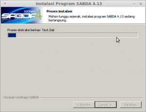 Tunggu proses selesai
