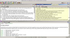 Tampilan pertama aplikasi Sabda