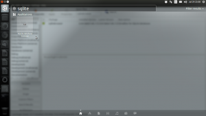 Membuka sqlitebrowser via Dash