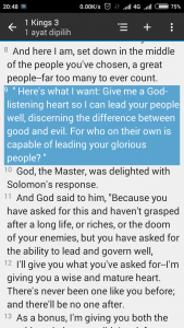 1 Raja-raja 3:9 (The Messages)